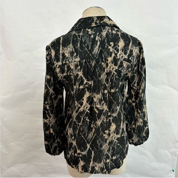 NWT Tolani Laurie Shadow Silk Blouse 124 - Picture 3 of 3